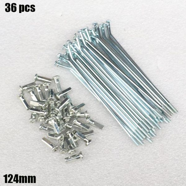 

motorcycle wheels & tires 36 pcs spokes 124mm 128mm 9g bicycle electric 3.5mm