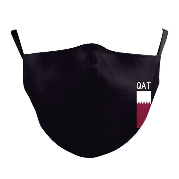 

various flag designs pattern printed masks (no filter) pack of 5 pieces comfortable hygiene reusable washable effective filtering dust