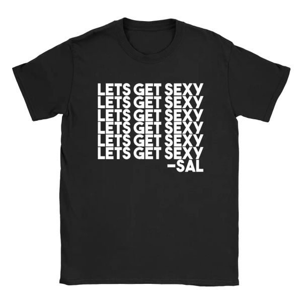 

lets get mens t-shirt impractical jokers quote gift, White;black
