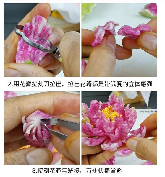 

professional hand tool sets du dan petal pull carving knife, knife making