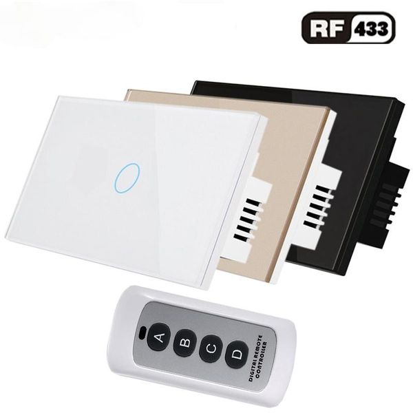 

smart home control us touch switch remote wall switched light with controller unit switches luxury tempered glass ganel