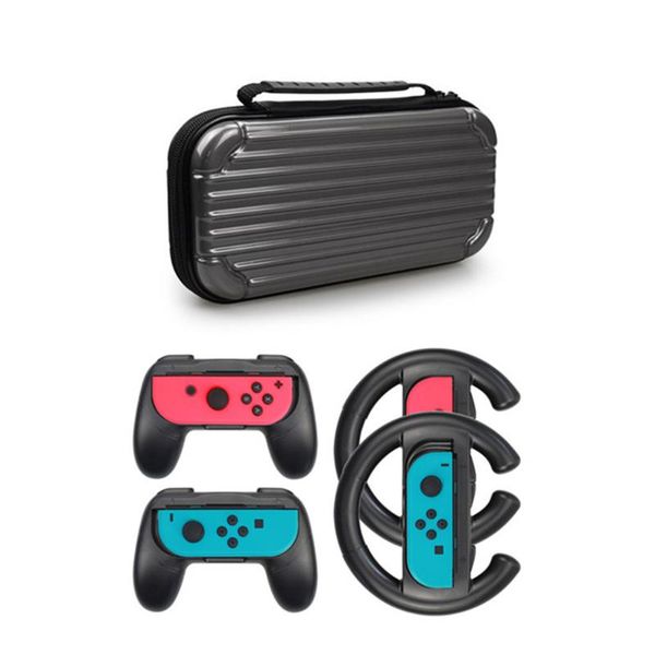 

game controllers & joysticks est gamepad 2pcs handle steering wheel controller+2 pcs cover+ case cover for switch #g4