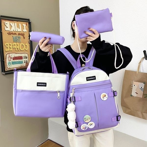 

korean harajuku schoolbag for primary students female 2021 new junior high leisure backpack bf campus trend