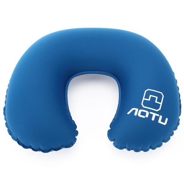 

pillow u-shape ultralight air inflatable neck travel portable compact comfortable for airplane office beach car camping