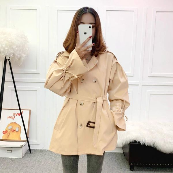 

women's trench coats fy001 coat for women, Tan;black
