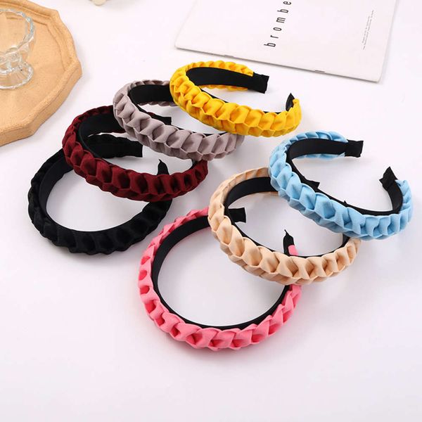 

braided hoop color simple candy braid, Black;brown