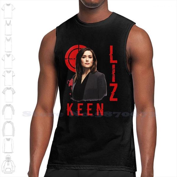 

the blacklist liz keen custom funny tank sleeveless vest tv serie elizabeth fan series, White;black