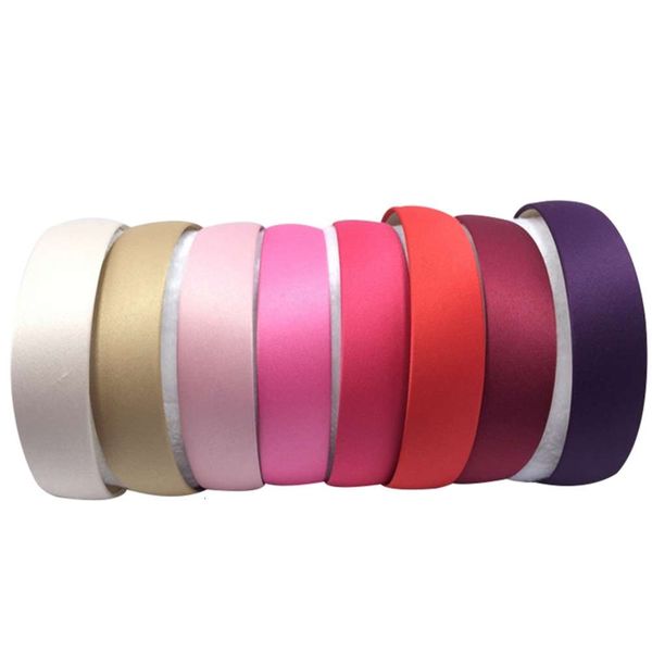 

headdress solid color cloth hairband base, simple headband 2.5, Silver