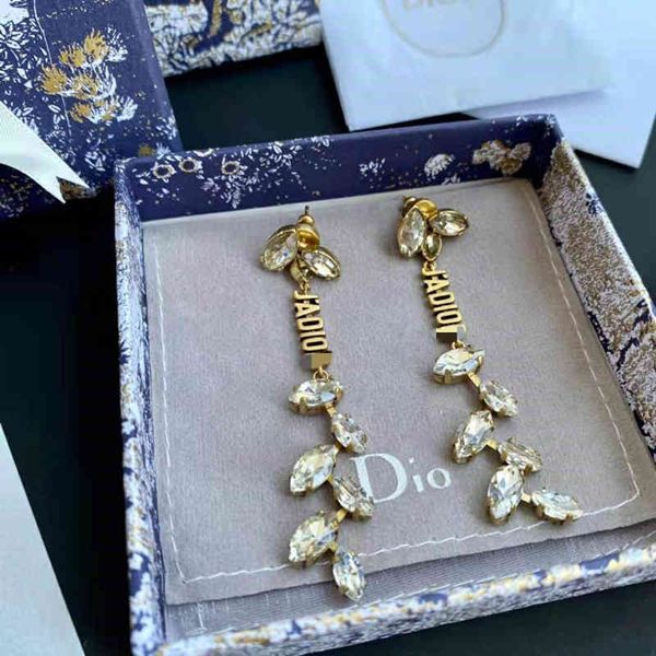 

70% off new wheat ear letter tassel earrings, Golden
