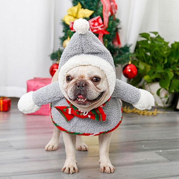 

christmas cat costumes funny santa claus clothes for small cats dogs xmas year pet clothing cosplay