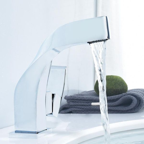 

basin faucets chrome bathroom brass faucet single hole cold and water tap sink mixer counterpersonality taps
