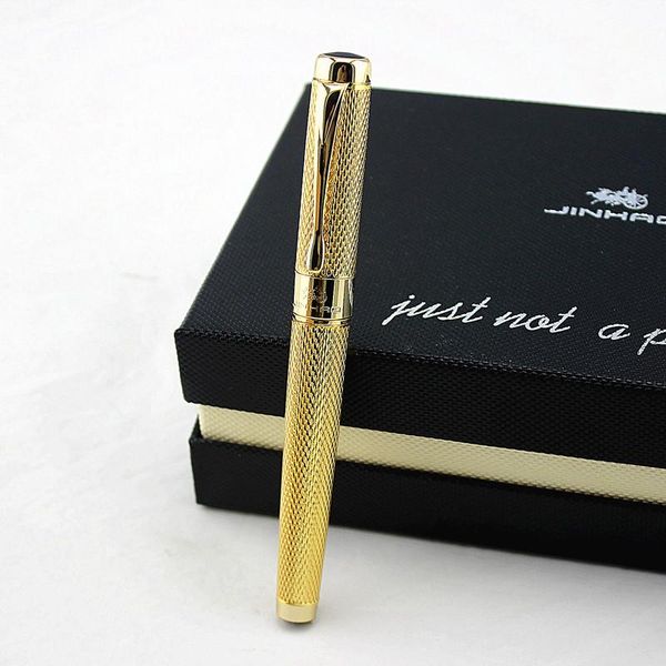 

golden fountain pen office business writing pens for school student stationery
