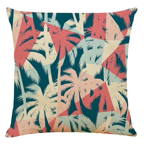 

pillow living room sofa cushion literary retro home decor cover beautiful plant series case throw