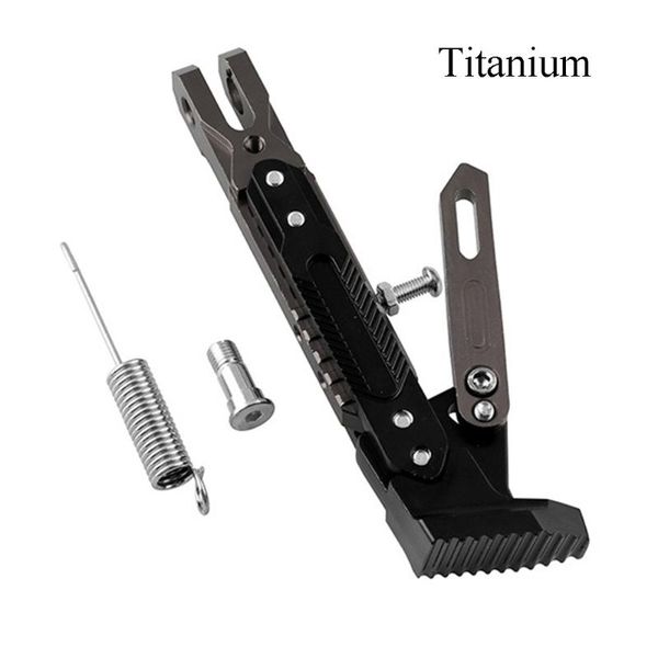 

other motorcycle parts cnc aluminium alloy kickstand max adjustable 60mm side no-slip support bracket modified parking
