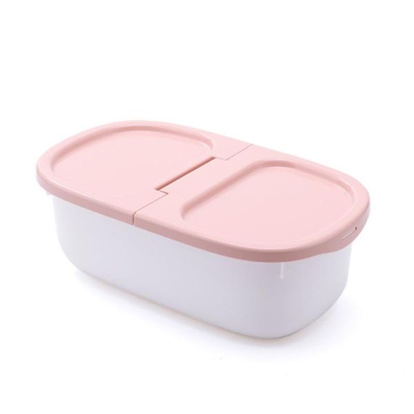 

storage bottles & jars sealed container household moisture-proof plastic bucket flour grain insect-proof rice