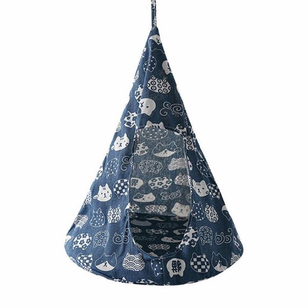 

cute removable pet hanging house conical hammock washable tent for small dogs cats nw cat beds & furniture