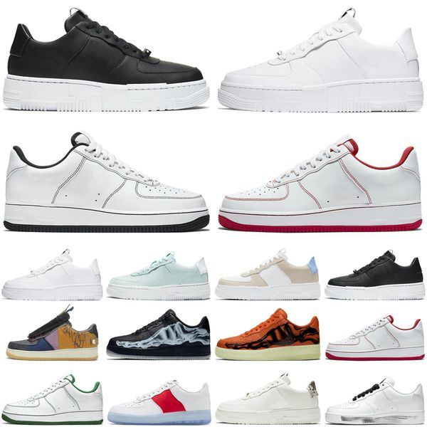 

fashion react pixel dunk men women shoes triple black white total orange low mens womens trainers sports sneakers runners size 36-45