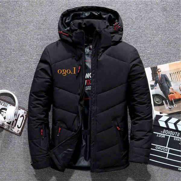 

brand men winter men's jacket down dropshipping customize, Black