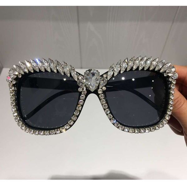 

fashionable sun frames brand eye women monique designer luxury crystal cat sunglasses rhinestone fashion shades feminino, Black