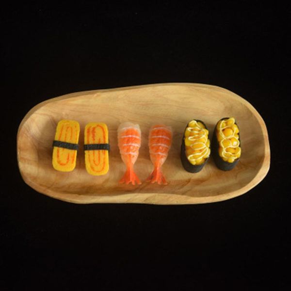 

plates home fruit cake candy pan tray solid wooden dishes storage dried plate trays &