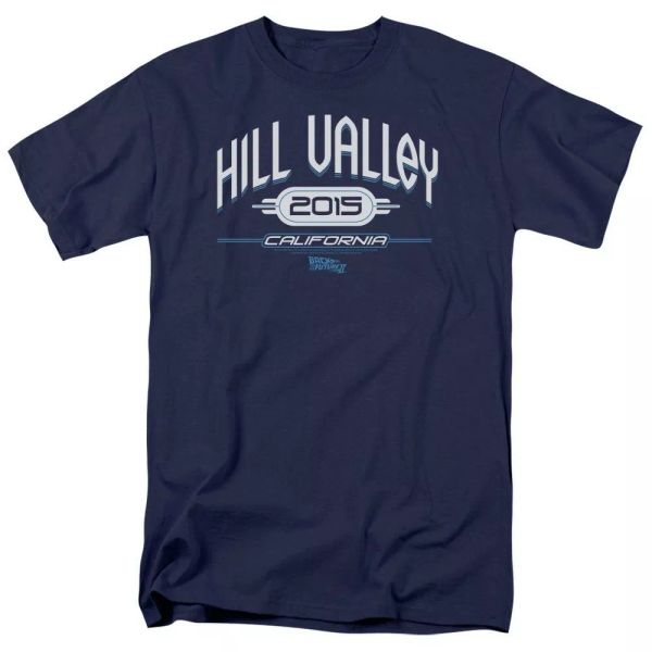 

Back To The Future II Hill Valley 2015 T-Shirt Sizes S-3X NEW, White;black