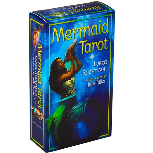 

mermaid tarot cards oracles divination deck board games english for family gift party playing