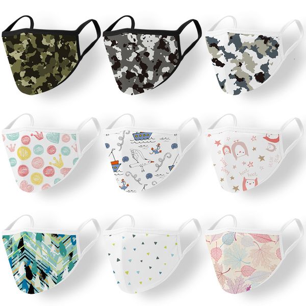 

color summer 2021 antibacterial fashion printed washing stereo mask