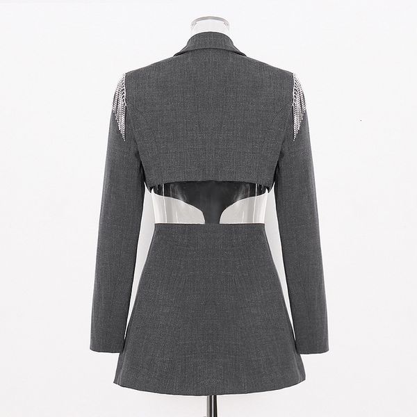 

women's jackets female pyjtrl spring thin and open waist stui jacket 6i1j, Black;brown