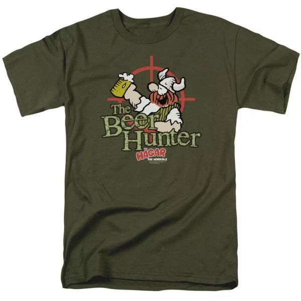 

hagar the horrible beer hunter t-shirt sizes s-3x new, White;black