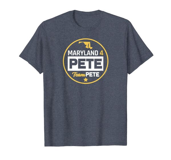 

maryland 4 pete team pete buttigieg t-shirt, White;black