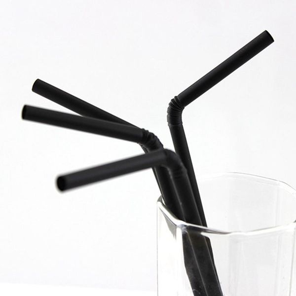 

100pcs/set flexible straws for birthday wedding party event supplies decorative bubble tea cocktail kitchen supplie drinking