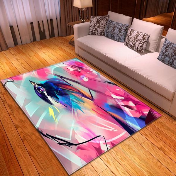 

carpets abstract painting rug modern living room 3d printing large mat home bedroom decoration thick child crawling non-slip