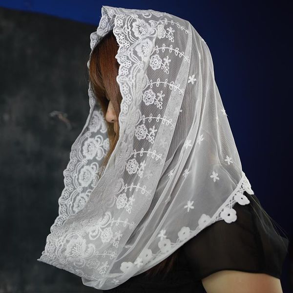 

bridal veils lace ivory black veil mantilla for church head covering catholic latin mass de novia negras vela negra voile noir