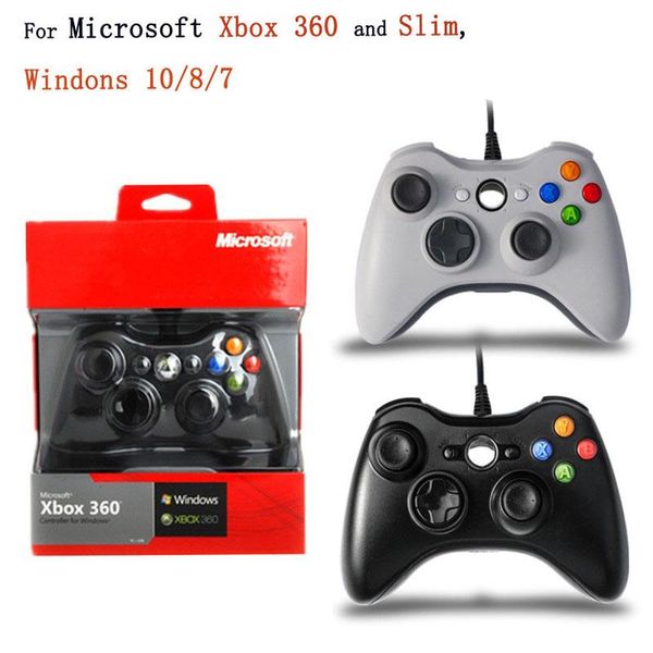 

game controllers & joysticks wired xbox 360 controller compatible with microsoft slim/windows/pc