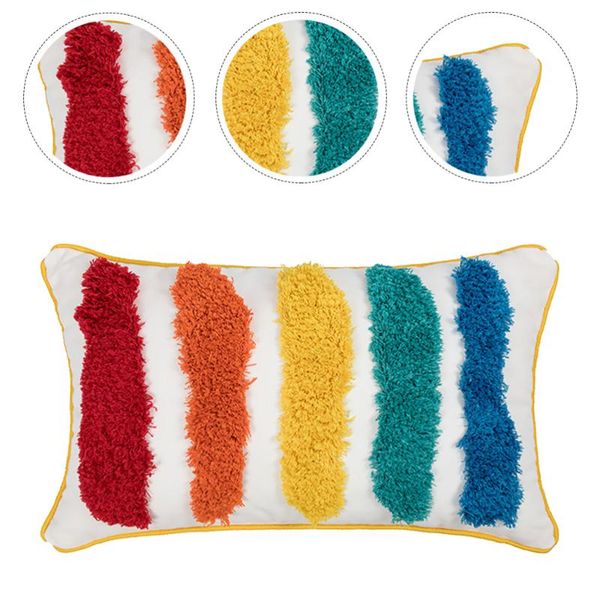 

cushion/decorative pillow 1pc tufting cover decorative pillowcase sofa throw gift