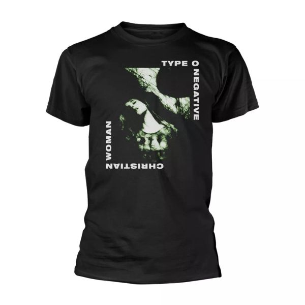 

type o negative christian woman official t-shirt men unisex, White;black