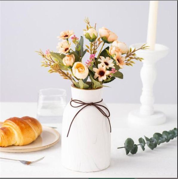 

decorative flowers & wreaths 1 bundle decoration fake plants artificial for christmas home wedding year