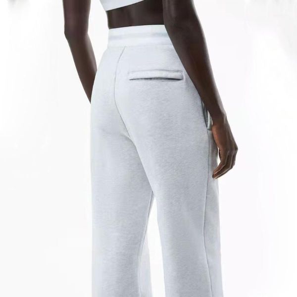 

women's pants & capris 2021 fall cotton access control opening and closing ladies casual sports straight slim large size gray, Black;white
