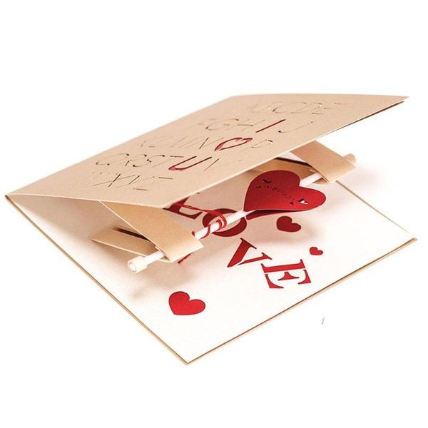 

greeting cards 7 styles 3d up card heart to birthday valentine valentine's love day christmas express k7o9