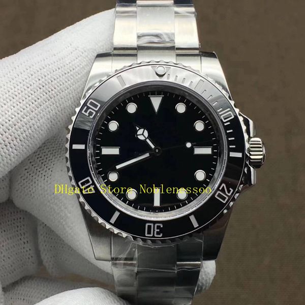 

v12 n factory 904l 114060 watch eta cal.2836 movement automatic mens 40mm no date sapphire black dial ceramic bezel bracelet noobf mechanica, Slivery;brown