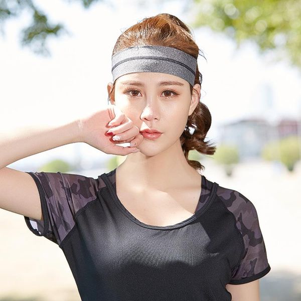 

fashion sports headscarf protector headband cycling running fitness hair band quick dry sweat absorption sweatband, Yellow;black