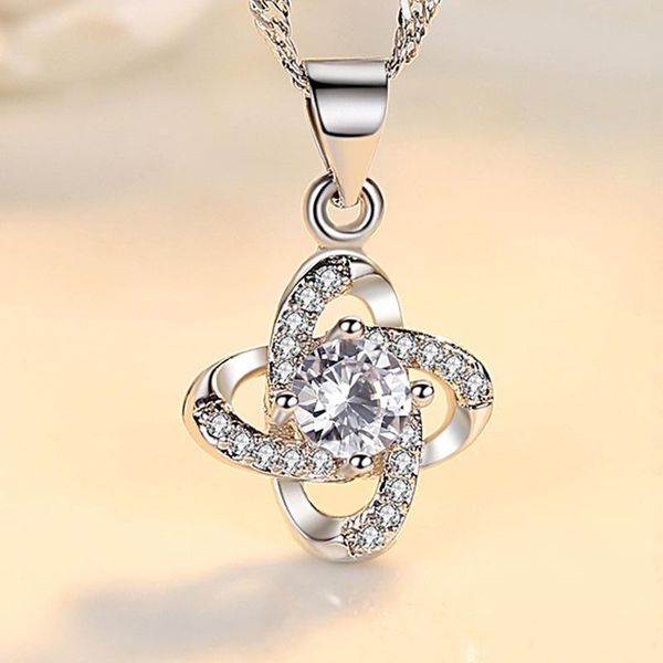 

charms fashion necklace rotating love pendant, Bronze;silver