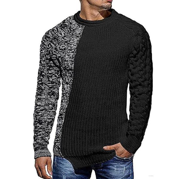 

men's sweaters korea grey and pullovers men long sleeve knitted sweater winter homme warm navy coat 3xl est, White;black