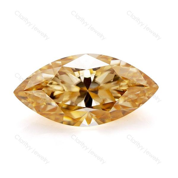 

other 5*10mm 1ct champagne brilliant marquise loose gemstone moissanite for earings