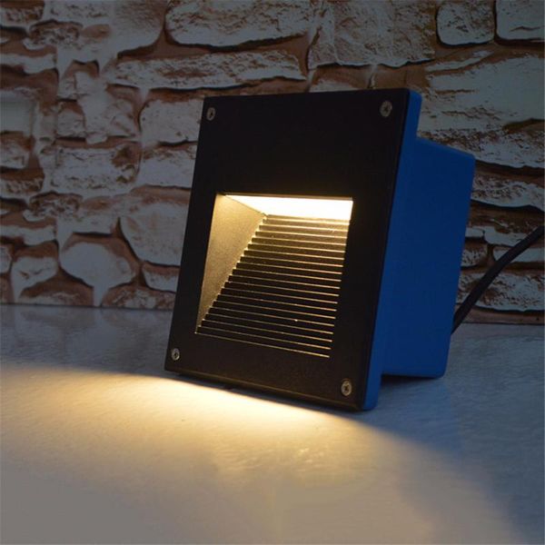 

outdoor wall lamps 5/7w cob porch light ip65 waterproof led step stair footlight embedded corner lamp