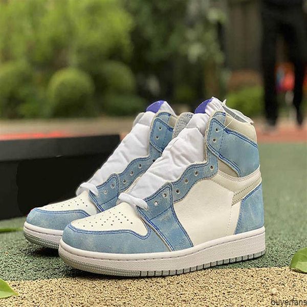 

jumpman 1 basketball shoes man and woman royal university of north carolina classic hight water blue luxury design comes witha36