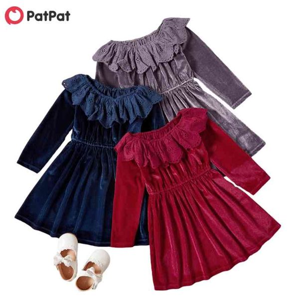 

spring and autumn toddler girl solid dress 210528, Red;yellow