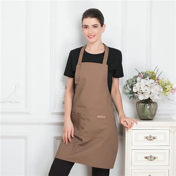 

waterproof anti-oil polyester apron restaurant cooking chef bib kitchen&gardening aprons