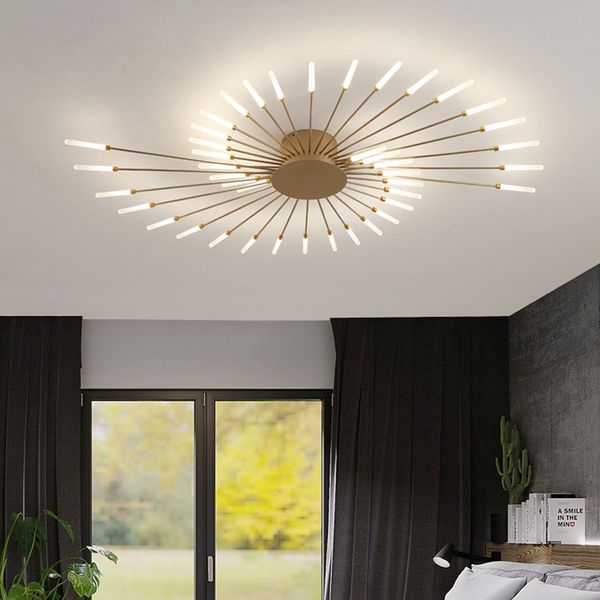 

modern living room ceiling light simple led ceiling lamp nordic home indoor lighting creative bedroom firework lights fixtures restaurant st