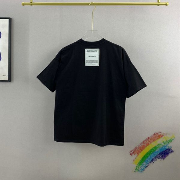 

t-shirt men women patch tee slightly oversized wear both sides, White;black